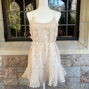 Saints + Secrets cream shift dress